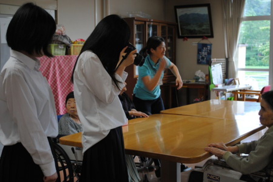 福祉施設にて撮影会