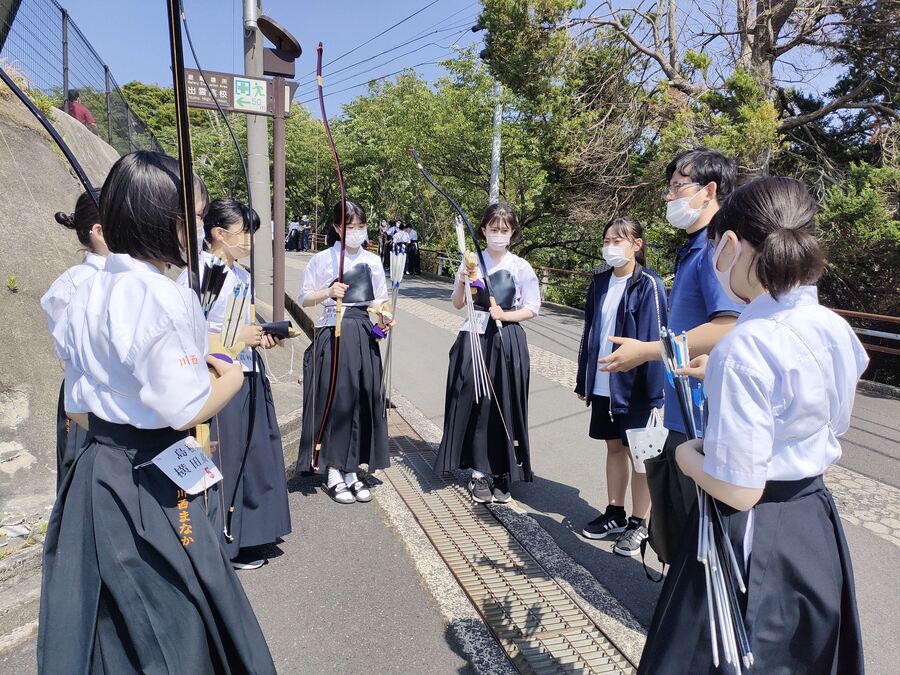 試合前の様子