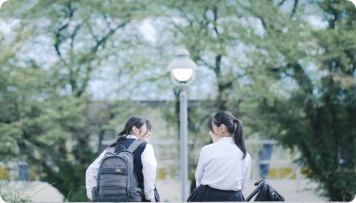 話してる様子